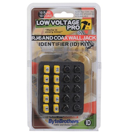 Electriduct Low Voltage Pro LVPRO30 Cable Tester & Accessories - Triplett LVPRO-RJ45COAXID